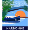 CANAL DE LA ROBINE NARBONNE - Jane Heyes Artist - LEtoile dArt Narbonne France