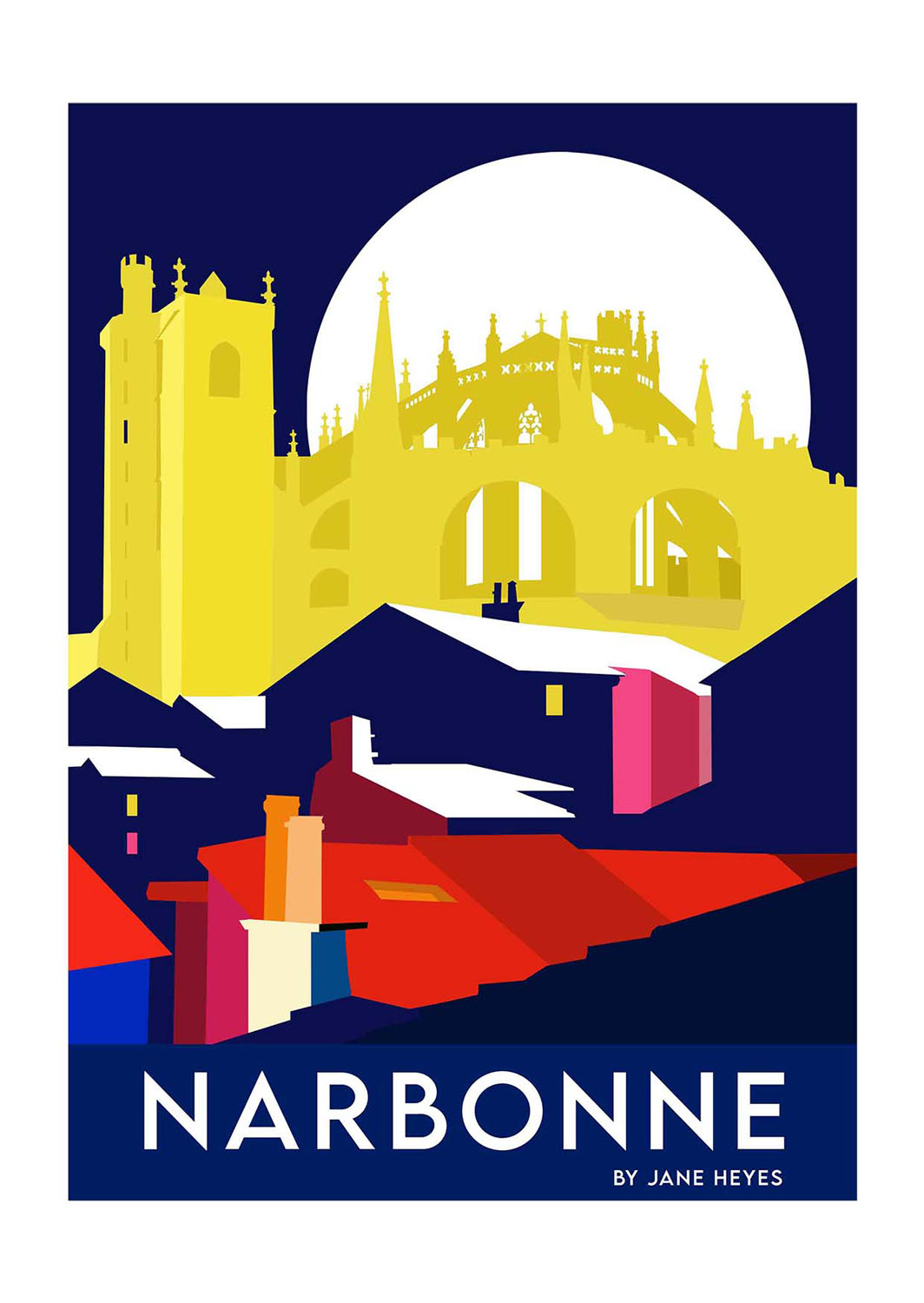 CATHEDRAL NARBONNE - Jane Heyes Artist - LEtoile dArt Narbonne France