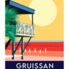 GRUISSAN CHALET RED SAND - Jane Heyes Artist - LEtoile dArt Narbonne France