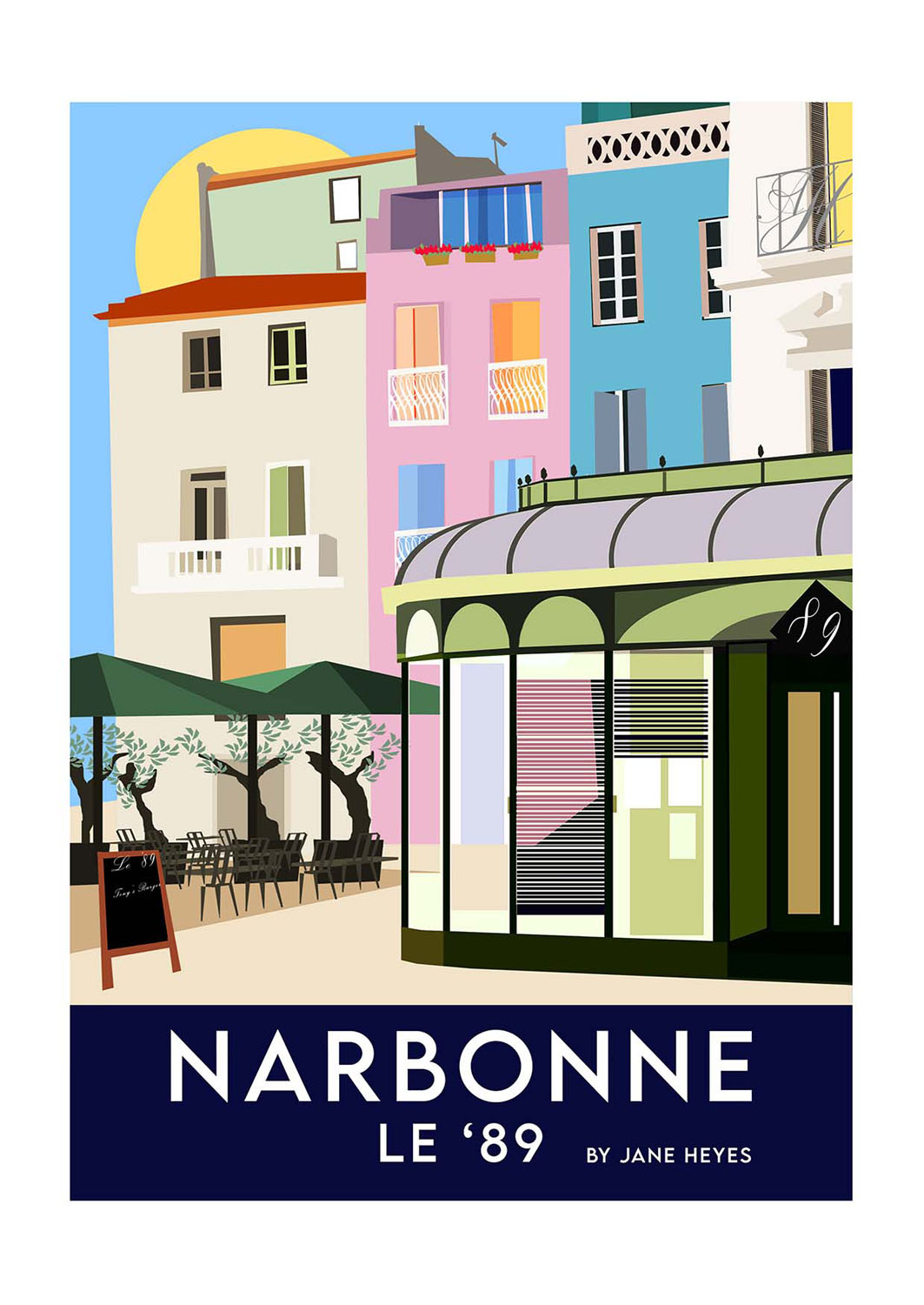 LE 89 B Narbonne - Jane Heyes Artist - LEtoile dArt Narbonne France