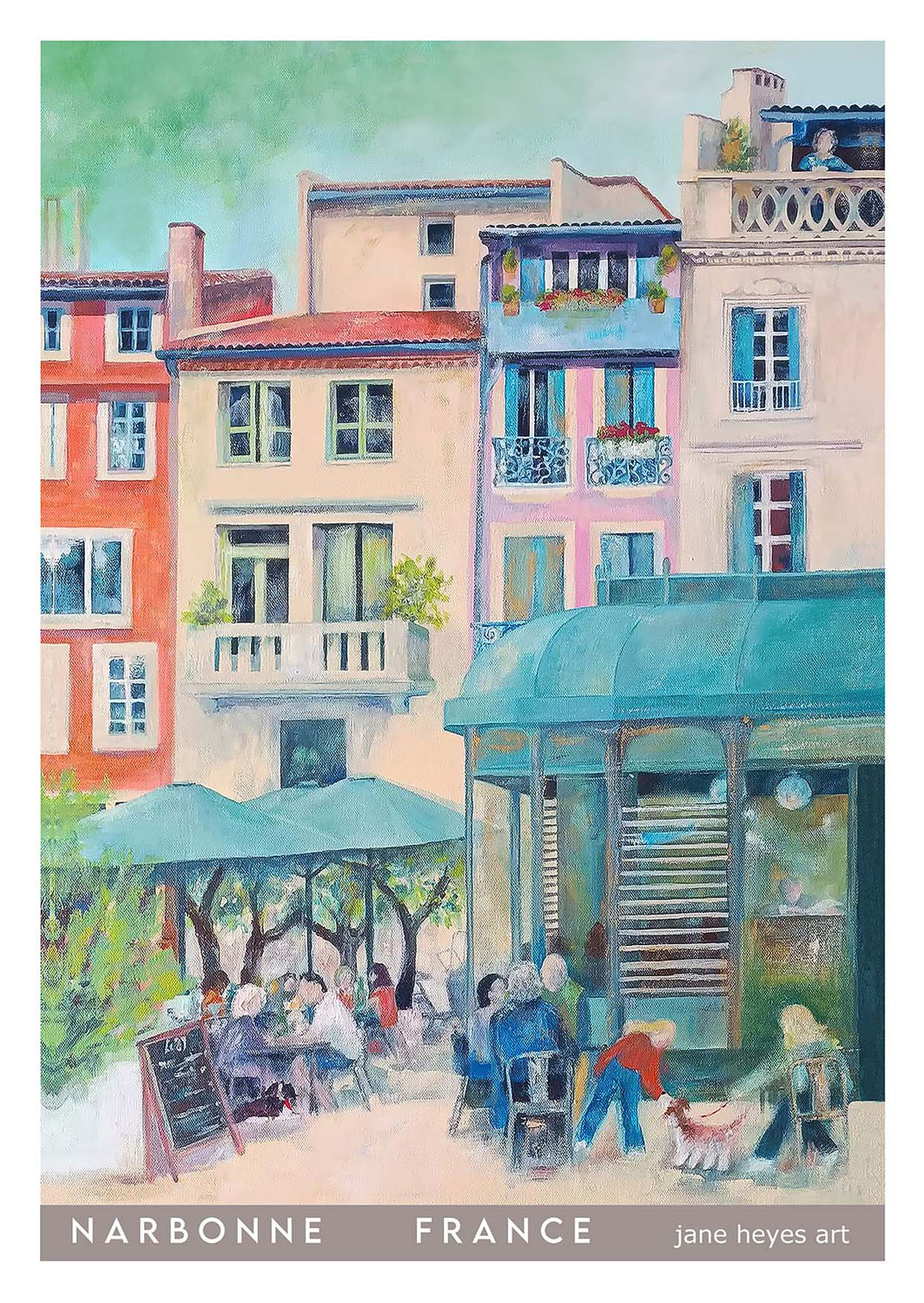 LE 89 NARBONNE TRADITIONAL - Jane Heyes Artist - LEtoile dArt Narbonne France