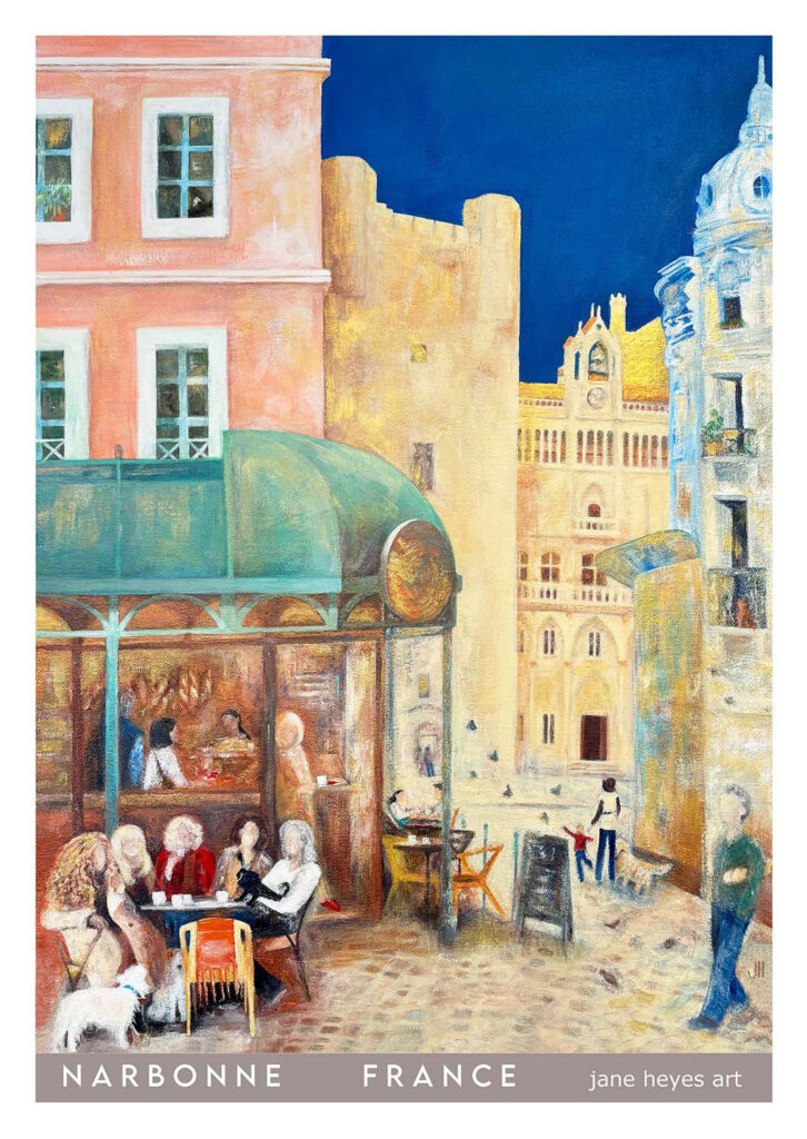 NARBONNE MAISON MAURY TRADITIONAL - Jane Heyes Artist - LEtoile dArt Narbonne France