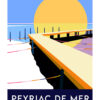 Peyriac de Mer Affiche Poster - Jane Heyes Artist - LEtoile dArt Narbonne France