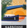 CANAL DE LA ROBINE NARBONNE - Jane Heyes Artist - LEtoile dArt Narbonne France