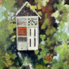 Insect hotel from the garden of Chateau St Pierre de Serjac 30cm x 40cm Jane Heyes lEtoile dArt Narbonne