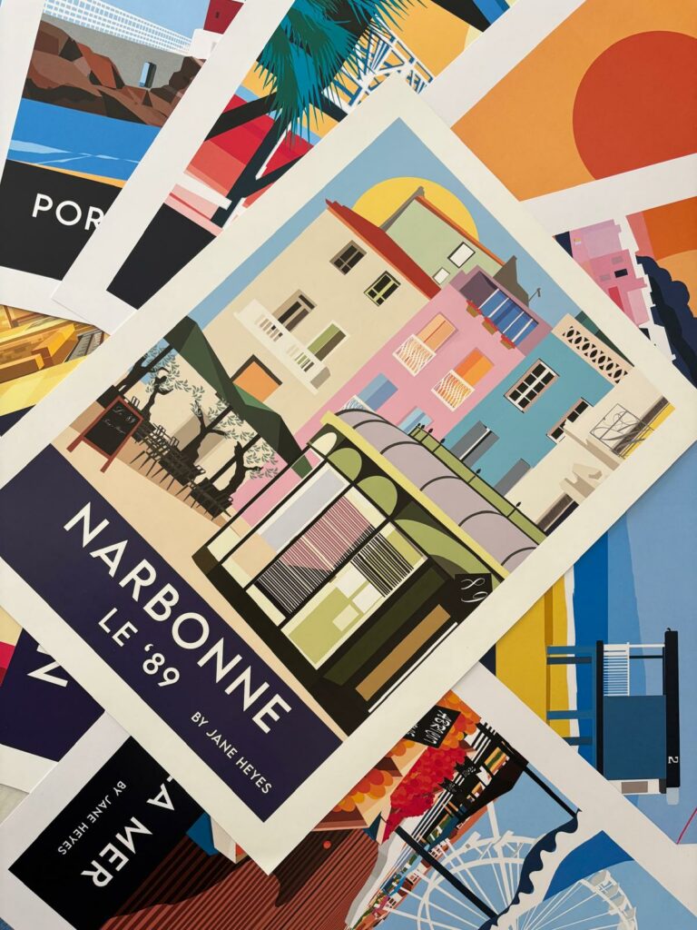 Bauhaus prints Narbonne affiche Jane Heyes