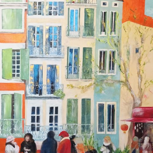 Printemps Narbonne painting Jane Heyes Art